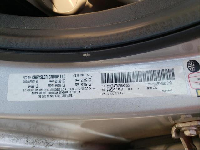 2011 DODGE AVENGER EX 1B3BD4FB6BN562635