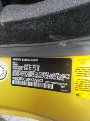 2015 BMW M4 WBS3R9C50FK329303