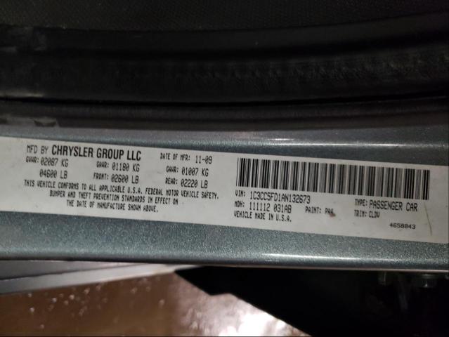2010 CHRYSLER SEBRING LI 1C3CC5FD1AN132673