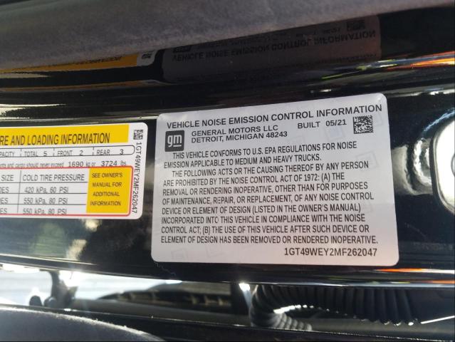 2021 GMC SIERRA K35 1GT49WEY2MF262047
