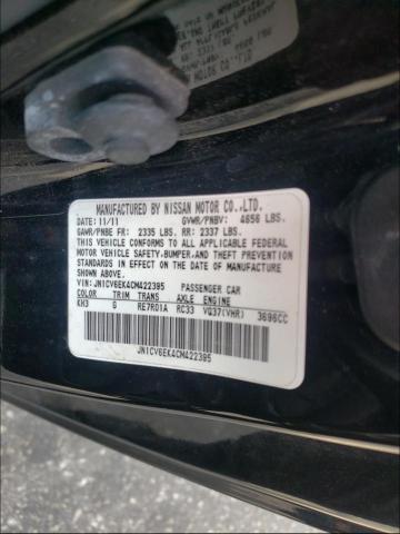 2012 INFINITI UK JN1CV6EK4CM422395