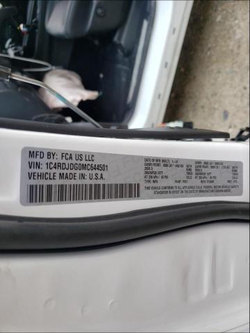 2021 DODGE DURANGO GT 1C4RDJDG0MC644501