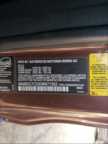 2013 MINI COOPER S P WMWSS7C5XDWN71563
