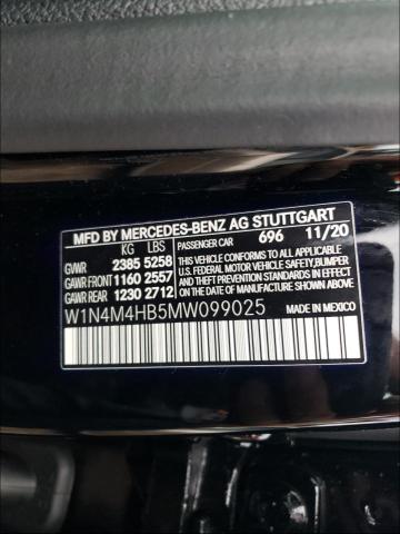 2021 MERCEDES-BENZ GLB 250 4M W1N4M4HB5MW099025