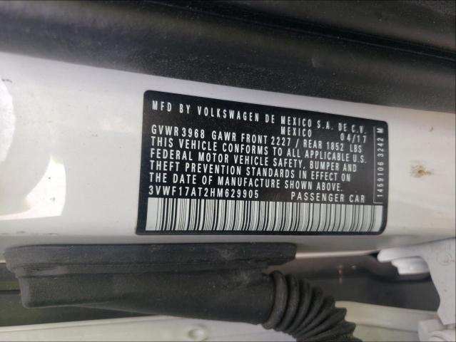 2017 VOLKSWAGEN BEETLE 1.8 3VWF17AT2HM629905