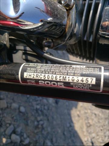 2005 HONDA VT750 C JH2RC50065M103457