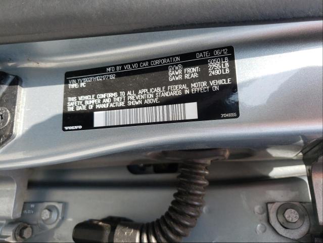 2013 VOLVO S60 T6 YV1902FH1D2177192