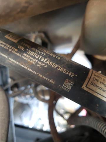 2014 POLARIS RZR 900 XP 3NSJT9EA9EF385342