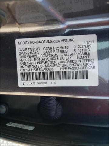 2018 ACURA TLX TECH+A 19UUB3F63JA006087