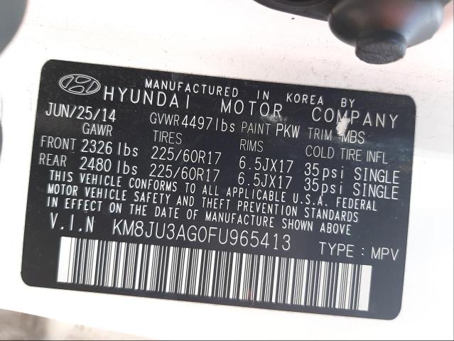 2015 HYUNDAI TUCSON LIM - KM8JU3AG0FU965413