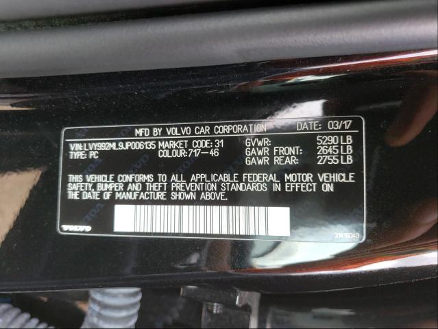 2018 VOLVO S90 T6 INS LVY992ML9JP006135