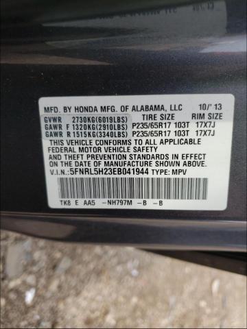 2014 HONDA ODYSSEY LX 5FNRL5H23EB041944