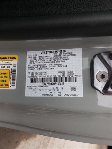 2021 FORD MUSTANG MA 1FA6P8R09M5550819