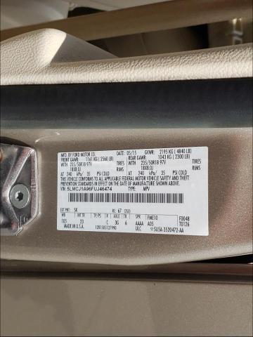 2015 LINCOLN MKC 5LMCJ1A96FUJ46474