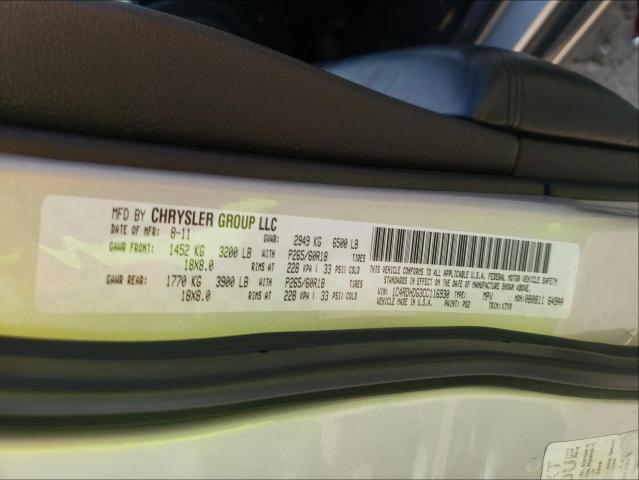 2012 DODGE DURANGO CR 1C4RDHDG3CC116930
