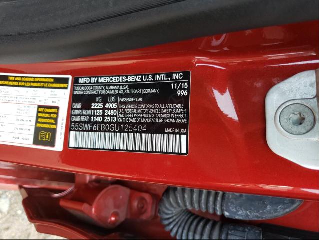 2016 MERCEDES-BENZ C 450 4MAT 55SWF6EB0GU125404