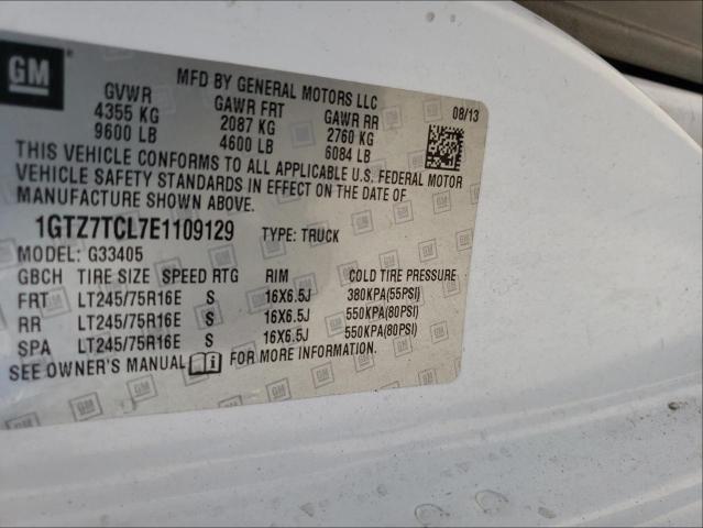 2014 GMC SAVANA G35 1GTZ7TCL7E1109129