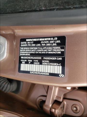 2018 INFINITI QX30 SJKCH5CR3JA045309