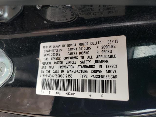2013 ACURA TSX SE JH4CU2F89DC012158