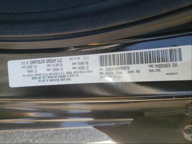 2011 DODGE AVENGER EX 1B3BD4FB2BN598676