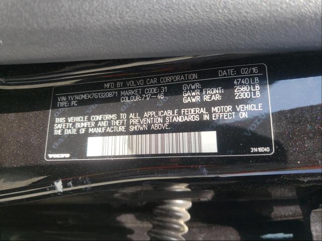 2016 VOLVO V60 T5 PRE YV140MEK7G1320871