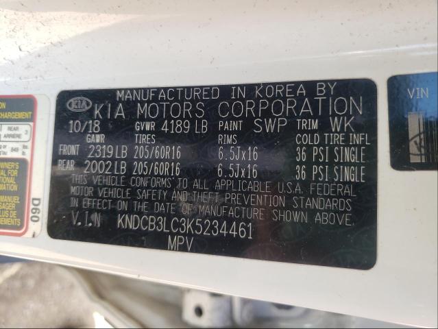 2019 KIA NIRO FE KNDCB3LC3K5234461