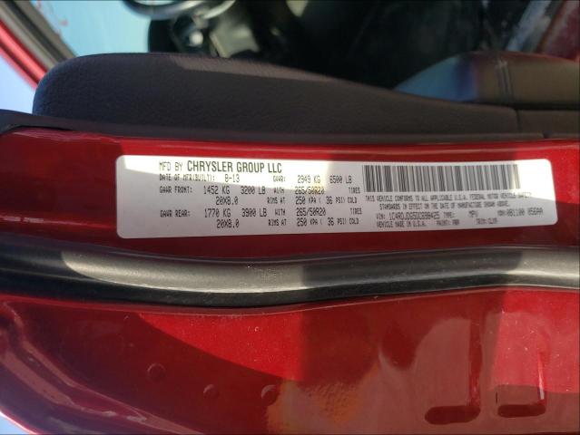 2013 DODGE DURANGO CR 1C4RDJDG5DC698425