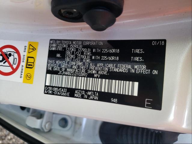 2018 LEXUS NX JTJYARBZ2J2103892