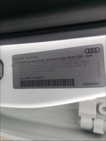 2016 AUDI A3 E-TRON WAUUPBFF1GA088031