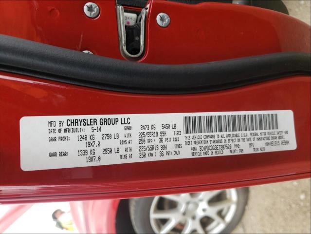 2014 DODGE JOURNEY LI 3C4PDCDG3ET287520