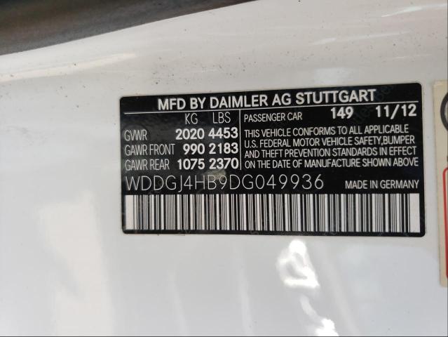 2013 MERCEDES-BENZ C250 WDDGJ4HB9DG049936