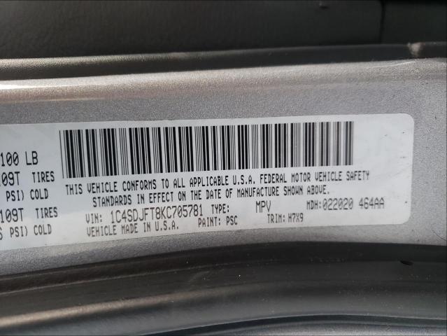 2019 DODGE DURANGO SS 1C4SDJFT8KC705781