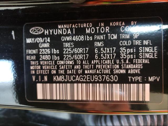 2014 HYUNDAI TUCSON GLS KM8JUCAG2EU937630