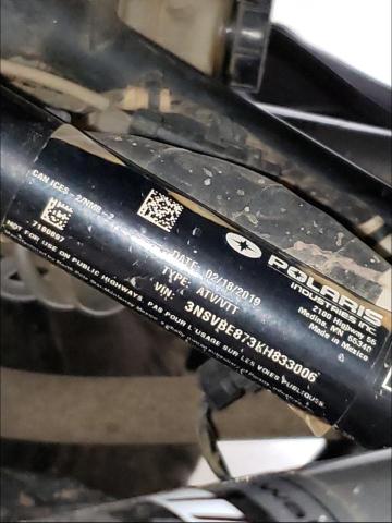 2019 POLARIS RZR S 900 - 3NSVBE873KH833006