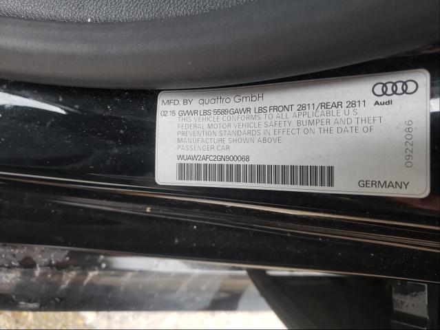 2016 AUDI RS7 WUAW2AFC2GN900068