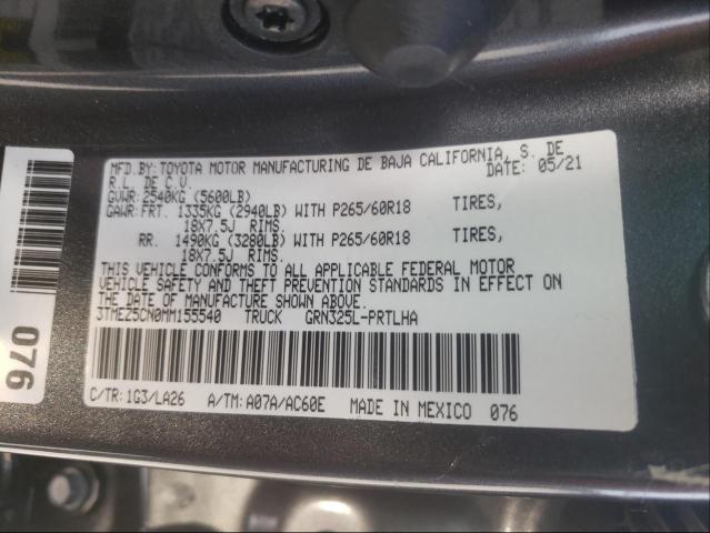 2021 TOYOTA TACOMA DOU 3TMEZ5CN0MM155540