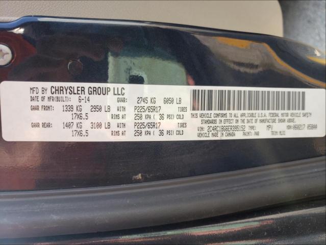 2014 CHRYSLER TOWN AND C 2C4RC1BG6ER395152