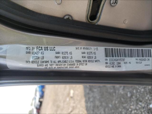 2015 CHRYSLER 300C PLATI 2C3CCASGXFH767397