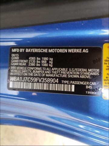 2015 BMW M235I WBA1J7C59FV358904