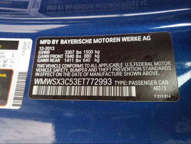 2014 MINI COOPER COU WMWSX3C53ET772993