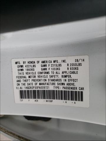 2015 HONDA 1100CC 1HGCR2F55FA009721