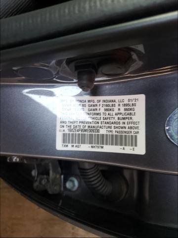 2021 HONDA INSIGHT TO 19XZE4F95ME009330