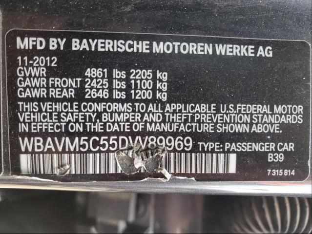 2013 BMW X1 XDRIVE3 WBAVM5C55DVV89969
