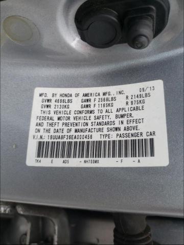 2014 ACURA TL SE 19UUA8F36EA000456
