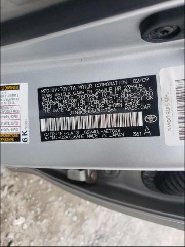 JTNBK3EK4A3047266 Toyota Camry Se 2010. Фото: 9