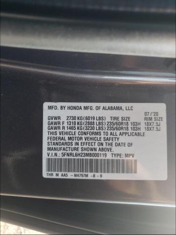 2021 HONDA ODYSSEY LX 5FNRL6H23MB000119