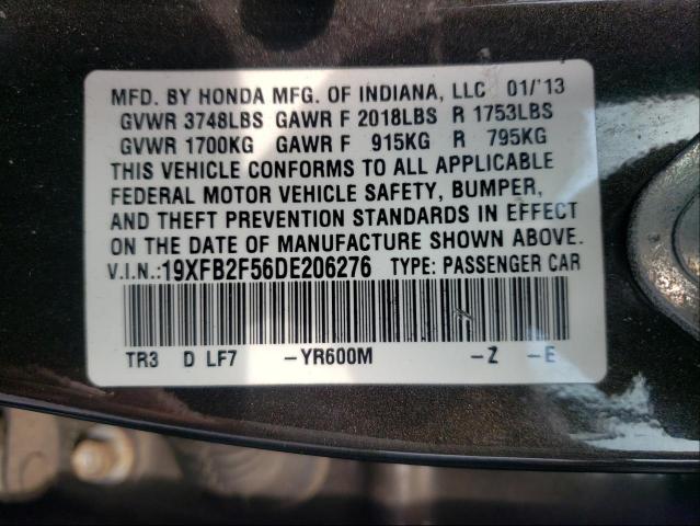 2013 HONDA CIVIC NATU 19XFB2F56DE206276