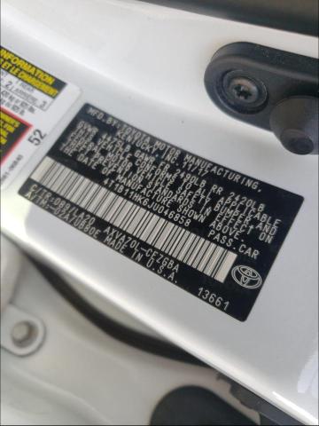 2018 TOYOTA CAMRY L 4T1B11HK6JU046858