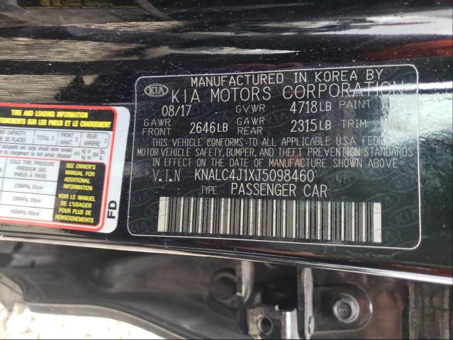 2018 KIA CADENZA LU KNALC4J1XJ5098460