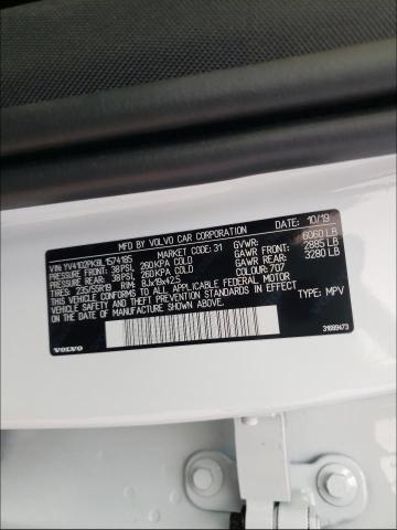 2020 VOLVO XC90 T5 MO YV4102PK8L1574185